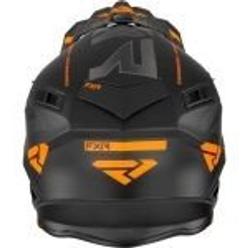 קסדת רכיבה אף אקס אר שחור/ כתום – FXR RACING HELIUM RACE
