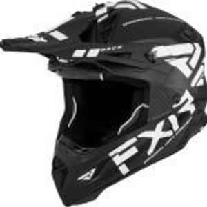 קסדת רכיבה אף אקס אר שחור/ לבן – FXR RACING HELIUM RACE
