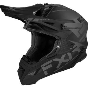 קסדת רכיבה אף אקס אר שחור – FXR RACING HELIUM RACE