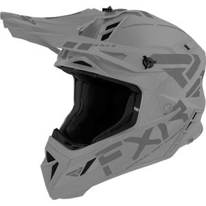 קסדת רכיבה אף אקס אר אפור – FXR RACING HELIUM RACE