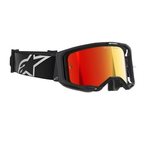 משקפי אבק אלפינסטארס שחור/ עדשת מראה – ALPINESTARS VISION 8 CORP