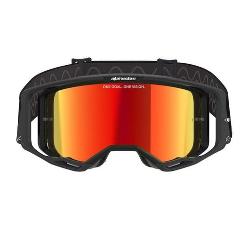 משקפי אבק אלפינסטארס שחור/ עדשת מראה – ALPINESTARS VISION 8 CORP