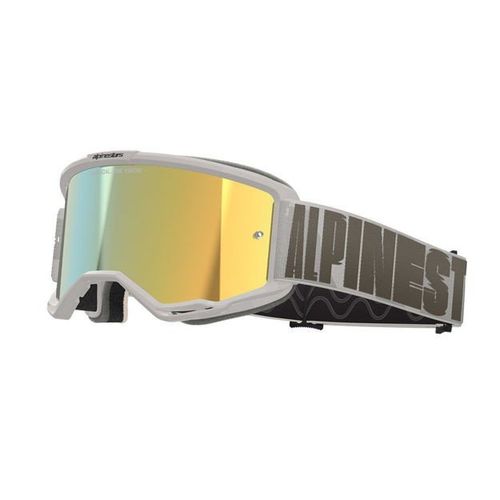משקפי אבק אלפינסטארס אפור/ עדשת מראה – ALPINESTARS VISION 5 HOLLOW