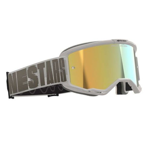 משקפי אבק אלפינסטארס אפור/ עדשת מראה – ALPINESTARS VISION 5 HOLLOW