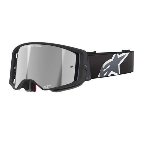 משקפי אבק אלפינסטארס שחור/ אפור/ עדשת מראה – ALPINESTARS SUPERTECH CORP