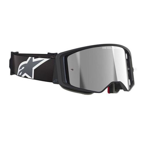משקפי אבק אלפינסטארס שחור/ אפור/ עדשת מראה – ALPINESTARS SUPERTECH CORP