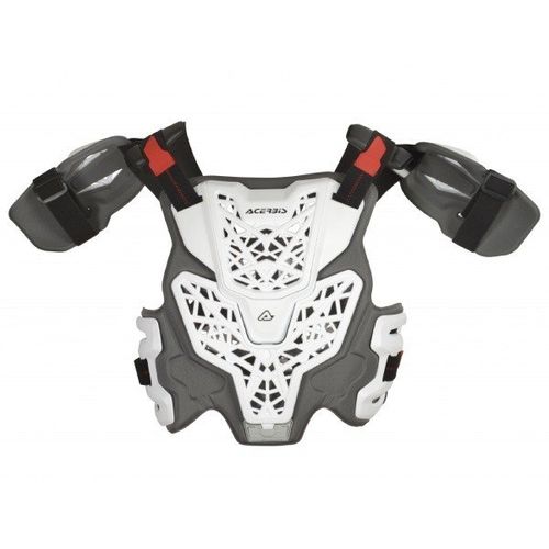 מגן גוף מאוורר אצ'רביס לבן/ אפור – ACERBIS GRAVITY BLACK GREY