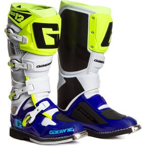 מגפי רכיבה גרנה צהוב/ לבן/ כחול – GAERNE SG.12 LIMITED EDITION