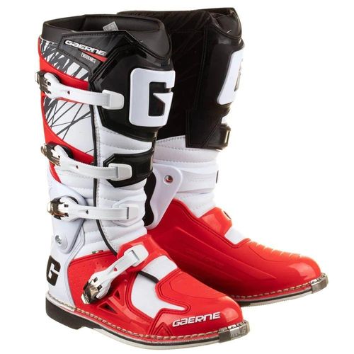 מגפי רכיבה גרנה לבן/ אדום/ שחור – GAERNE SG.12 LIMITED EDITION