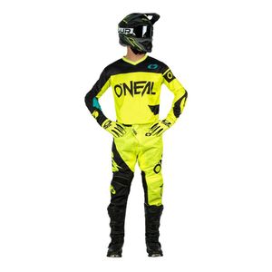 חליפת רכיבה אוניל צהוב/ שחור – ONEAL ELEMENT RACEWEAR V22