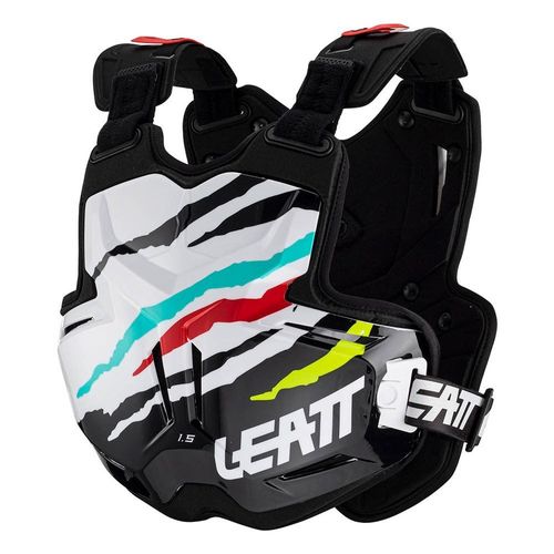מגן חזה (צבי צב) ליט 1.5 שחור/ לבן – LEATT CHEST PROTECTOR 1.5 TORQUE TIGER