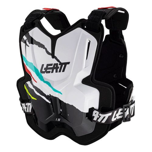 מגן חזה (צבי צב) ליט 1.5 שחור/ לבן – LEATT CHEST PROTECTOR 1.5 TORQUE TIGER