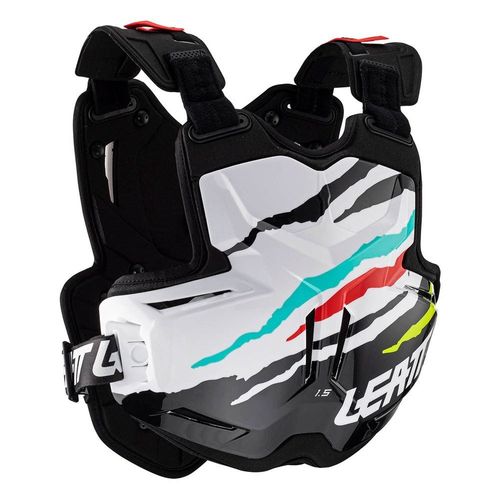 מגן חזה (צבי צב) ליט 1.5 שחור/ לבן – LEATT CHEST PROTECTOR 1.5 TORQUE TIGER