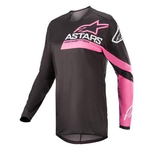 חליפת רכיבה נשים אלפינסטארס שחור/ ורוד – ALPINESTARS FLUID CHASER
