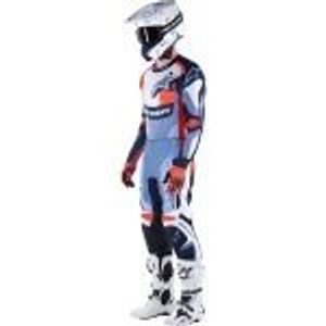 חליפת רכיבה אלפינסטארס כחול/ לבן/ כתום – ALPINESTARS FLUID AGENT