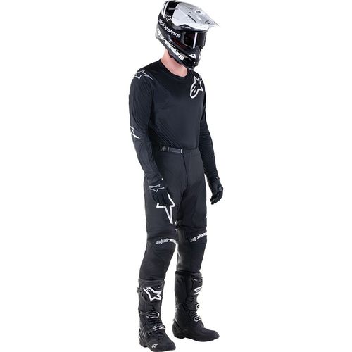 חליפת רכיבה אלפינסטארס 2023 שחור/ כסוף – ALPINESTARS RACER GRAPHITE BLACK