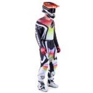 חליפת רכיבה אלפינסטארס 2023 שחור/ לבן/ צהוב – ALPINESTARS RACER SEMI