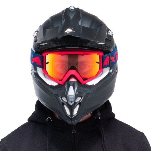 משקפי אבק רדבול אדום מט עדשה אדום מראה – RED BULL SPECT WHIP