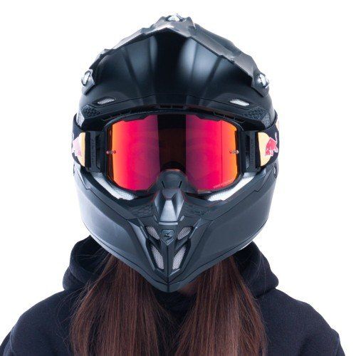 משקפי אבק רדבול שחור מט עדשה אדומה – RED BULL SPECT STRIVE