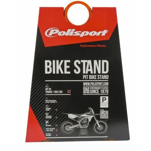 סטנד הרמה מתקפל לאופנוע פוליספורט צהוב – POLISPORT MOTOCROSS STAND