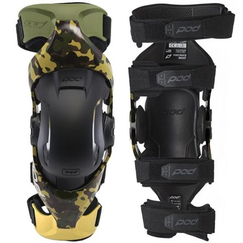 מגני ברכיים (ברייס) פוד ירוק/ שחור – POD LIMITED ESITION K4 V2.0 MX KNEE BRACE CAMO