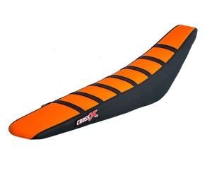כיסוי מושב לאופנוע שטח קטמ כתום/ שחור – CROSS X RACING SEAT COVER 125-500 KTM SX/SXF 07-10 XC/EXC 08-11