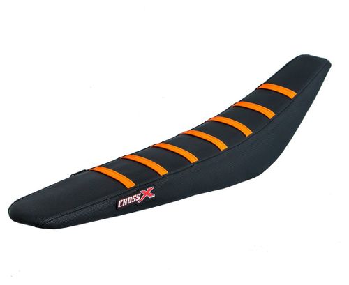 כיסוי מושב לאופנוע שטח קטמ שחור/ כתום – CROSS X RACING SEAT COVER 85 KTM SX 13-17