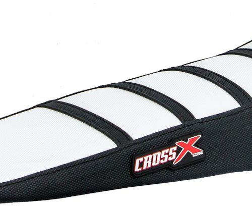 כיסוי מושב לאופנוע שטח ימאהה לבן/ שחור – CROSS X RACING SEAT COVER 250/450 YAMAHA YZF / WRF 18-21