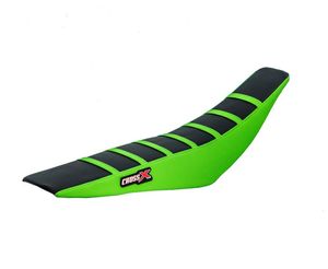 כיסוי מושב לאופנוע שטח קווסאקי שחור/ ירוק – CROSS X RACING SEAT COVER KAWASAKI 250/450 KXF 16-20