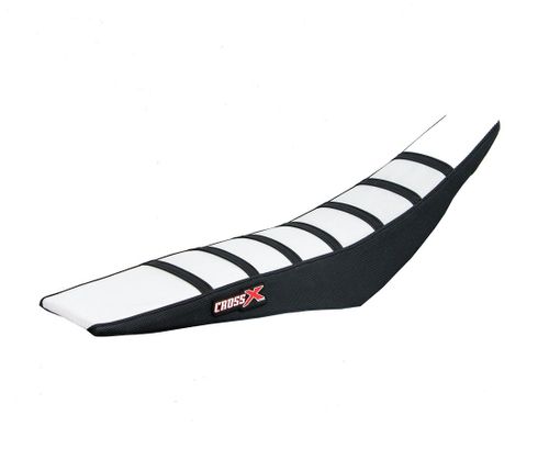 כיסוי מושב לאופנוע שטח קווסאקי לבן/ שחור – CROSS X RACING SEAT COVER KAWASAKI 250/450 KXF 12-16