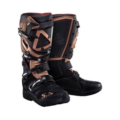 מגפי רכיבה ליט 5.5 שחור/ ברונזה – LEATT BOOTS 5.5 FLEXLOCK ENDURO COPPER