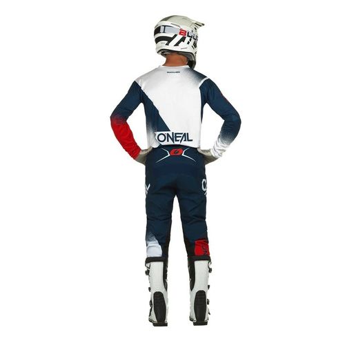 חליפת רכיבה אוניל כחול/ לבן/ אדום – ONEAL ELEMENT RACEWEAR V.22