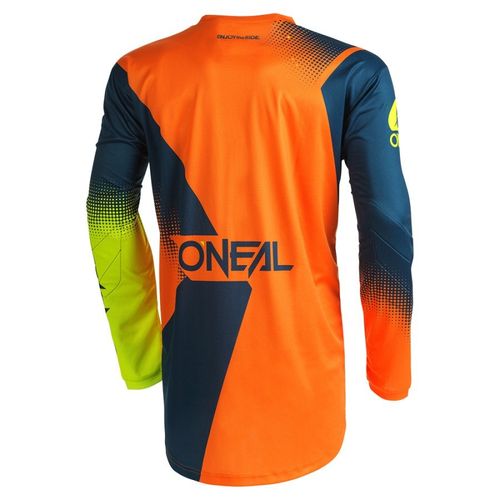 חליפת רכיבה אוניל כתום/ כחול/ צהוב – ONEAL ELEMENT RACEWEAR V.22