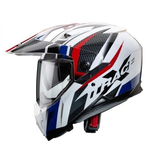קסדת אדוונצ'ר קאברג לבן/ כחול/ אדום – CABERG XTRACE SAVANA