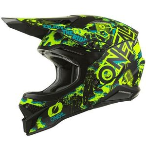 קסדת רכיבה אוניל שחור/ צהוב – ONEAL 3SRS ASSAULT BLACK/ YELLOW V.22