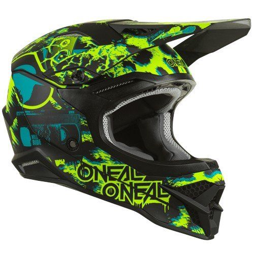 קסדת רכיבה אוניל שחור/ צהוב – ONEAL 3SRS ASSAULT BLACK/ YELLOW V.22