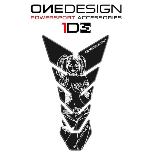 פד גומי איכותי למיכל דלק OneDesign CGBE שחור/לבן