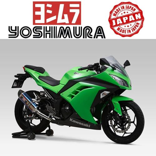 מפלט YOSHIMURA KAWASAKI Ninja 300 13-17 R-77 Titanium Blue