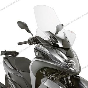 מגן רוח KAPPA YAMAHA Tricity 125/155 14-24 שקוף