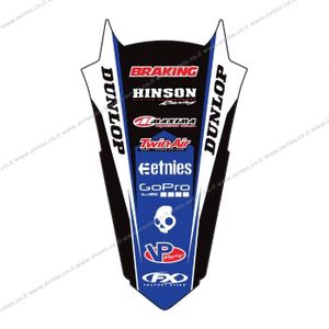 מדבקה לכנף אחורית Yamaha YZ250/450F 18-20