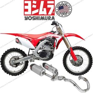 מפלט מלא YOSHIMURA HONDA CRF250R 18-21/CRF250RX 19-21 RS-9T FS Dual כפול