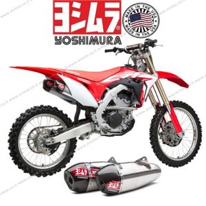 מפלט כפול YOSHIMURA HONDA CRF250R/RX 20-21 Signature RS-9T CF DUAL