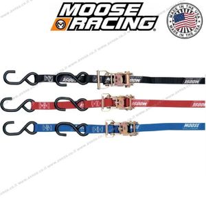 זוג רצועות קשירה Moose Racing Heavy-Duty Tie-Downs Ratcheting