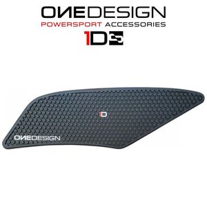 פד איכותי לצידי מיכל דלק OneDesign YAMAHA R6 17-24 שחור