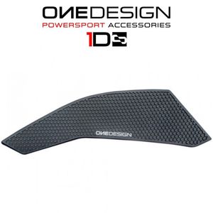 פד איכותי לצידי מיכל דלק OneDesign SUZUKI GSX750S שחור