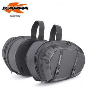 זוג תיקי אוכף 20-26 ליטרים חצי קשיחים KAPPA DR05 שחור/אופר