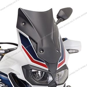 מגן רוח KAPPA HONDA Africa Twin 16-19/Adventure Sports 18-19 קצר שחור מט