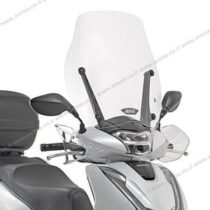 מגן רוח KAPPA HONDA SH 125/150i 17-19 שקוף
