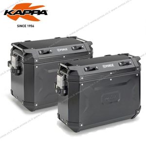 זוג ארגזי אלומניום 48-37 ליטרים שחור KAPPA MONOKEY® K´FORCE