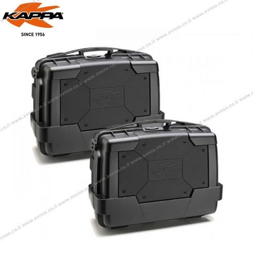 זוג ארגזי צד מרובעים 33 ליטרים KAPPA MONOKEY® KGR33N שחור